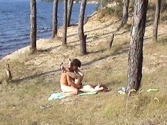 wtfpass.com Couple in sex outdoor Yeah, we like spending time together, there is nothing strange about it. We are not only the hot amateur couple, we are loving people so today we are going to spend the day only with each other and nobody else. We go to the bank of the lake and my hot girlfriend demonstrates me her new bikini. Its nice, but I must confess she looks much better without it. I and my GF bathe in the cool water, get suntanned all naked and then heavily fuck getting the new sex experience. Our camera shoots everything on this couple sex video.video